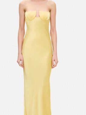 Brand New Anna October Tulip Dress - Yellow